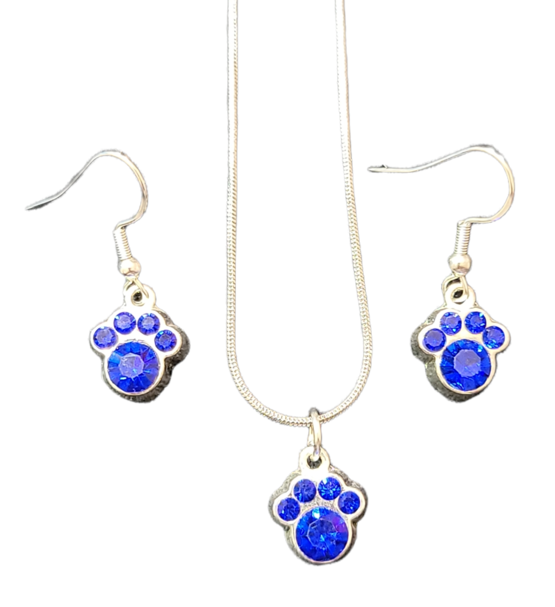 Paw print necklaces