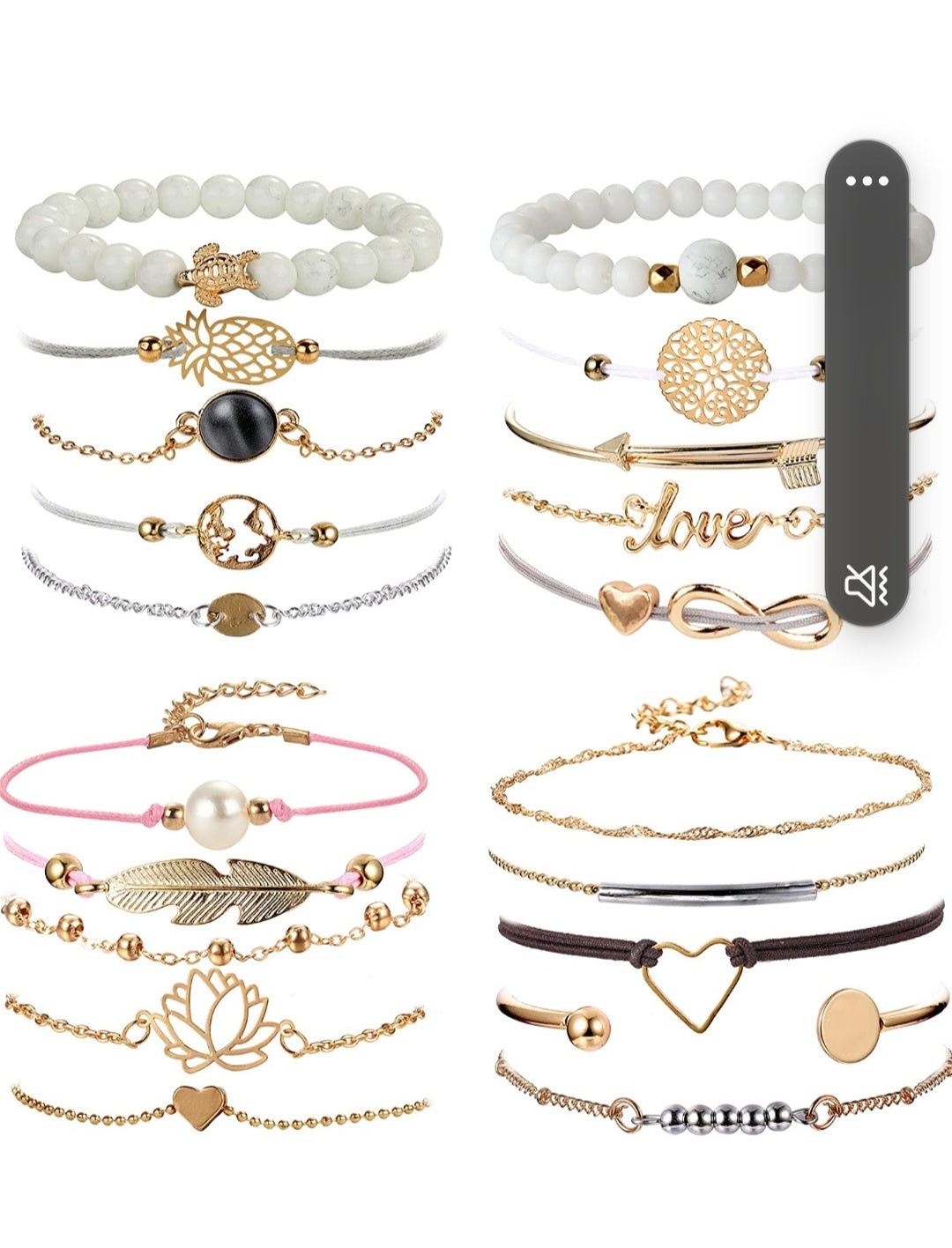 Stack bracelets